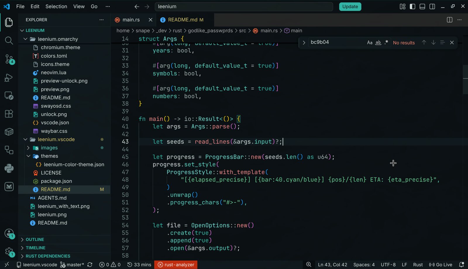 Leenium VS Code preview